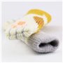 16 Pièces Chaussette pour Jambe de Chaise, Chaussette de Chaise, Chaussette de Chaise Tricotée, 4 Motifs Épaississent Anti-Rayur
