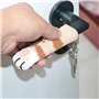 16 Pièces Chaussette pour Jambe de Chaise, Chaussette de Chaise, Chaussette de Chaise Tricotée, 4 Motifs Épaississent Anti-Rayur
