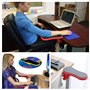 Repose Bras Réglable, Repose Coude Tapis de Souris, Accoudoir bureau Extender, Support de Repose Poignets, 180° Réglable, Table 