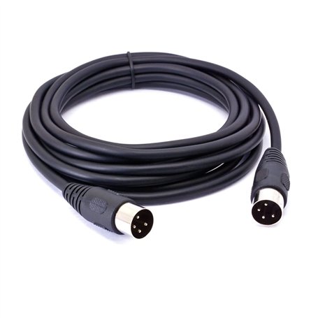 Câble connecteur DIN mâle à 4 broches - 4 broches DIN mâle vers mâle - Pour enregistreur vidéo numérique DVR et appareils à conn