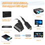 HUAREW Adaptateur Scart vers HDMI avec câble HDMI, Scart vers Hdmi Convertisseur, convertisseur vidéo Audio HD 720P/1080P. Convi