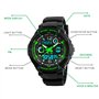 garçons Montre numérique, étanche Enfants Montres avec 12/24 Heures/Alarme/chronomètre, Enfants Sports de Plein air analogique M