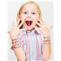 Tacobear 12 PCS Bracelet Fille Bracelet Amitié pour Enfant Licorne Bijoux Enfants Fille Ajustable Bracelet Cordon Tressé pour Ca