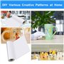 Ruban de Transfert pour Vinyle Rouleau de Ruban de Transfert Transparent pour Adhésif Cricut Silhouette Camée Vinyle Autocollant