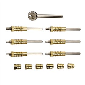 ERA Lot de 6 verrous à vis pour fenêtre en Laiton