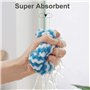 EigPluy Chiffon Nettoyant Microfibre,Lot de 12 Chiffons de Torchons de Cuisine Microfibres,Ultra Absorbant Chiffon Torchons de V