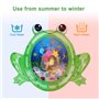 Nouvelle Forme de Grenouille Tapis d'eau Gonflable pour Bébé, Tapis éveil Eau et Poisson, Tummy Time Tapis de Ventre de Ventre B