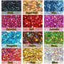 12 Couleurs Paillettes de Corps pour le Visage