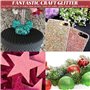 JEMESI Holographique Grosses Paillettes, 12 Couleurs Paillettes de Corps pour le Visage, Cosmetic Craft Glitter Set pour Résine,