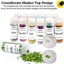 JEMESI Holographique Grosses Paillettes, 12 Couleurs Paillettes de Corps pour le Visage, Cosmetic Craft Glitter Set pour Résine,