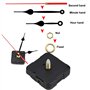 7 Ensembles Quartz Mouvements Mécanisme Pièces, Mécanisme d'horloge Murale Silencieuse avec Les Aiguilles Alimentées par Piles, 