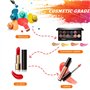 Colorant Résine Époxy, Pigment Bougie 18ml*16 Couleurs - LIUCOLI Poudre de Mica Métallique Naturel pour Fabrication bougie, Kit 