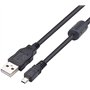 Adhiper Câble USB de Rechange pour Transfert de données d'appareil Photo 8 Broches Compatible avec l'appareil Photo numérique So