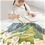 CRESZZLE coffret peinture enfant, kit peinture adulte, Ensemble de 48 Pieces avec Pinceau, pinceau réservoir d'eau, Palette, Sty