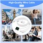 3 en 2 Cable pour Chargeur Apple Watch, 2M Chargeur Montre Apple Watch Chargeur iPhone et Apple Watch Charger Magnétique Chargeu