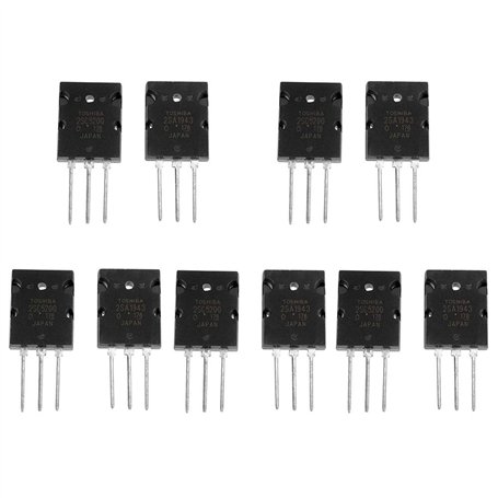 5 Paires 2SC5200 Transformateur de Puissance du Silicium PNP