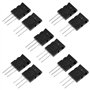 5 Paires 2SC5200 Transformateur de Puissance du Silicium PNP, Transistor de Puissance Haute Puissance Noir