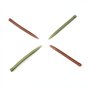 Alomejor 30 pcs/Sac 51 mm Manches Laisse de sécurité Clips Soft Queue, gommes Pivote à Changement Rapide pour Articles de pêche 