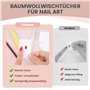 Paquet de 630 Cotons pour Manucure, Cotons pour Ongles Non Pelucheux, Lingettes pour Ongles, Lingettes pour Ongles Non Pelucheus