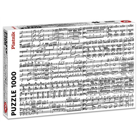 Piatnik- Musical Notes 1000 Musique-Puzzle Challenge pièces-Fabriqué en Autriche-5434