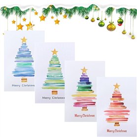 Noël Cartes de Vœux avec Enveloppe