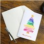 Noël Cartes de Vœux avec Enveloppe,12 Pièces Cartes Voeux de Noel,Set de Carte de Vœux,Joyeux Noël Cartes postales,Carte de Noël