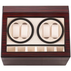 HBselect Boîte de Remontoir Automatique avec 4 Positions de Remontoir et 6 espaces de Rangement…