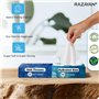 RAZAYAN Boîte 2 en 1 pour mouchoirs en bambou et lingettes humides – Lot de 12 premiers mouchoirs en bambou et lingettes humides