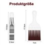 Lot de 2 Peignes en Acier Inoxydable et Plastique