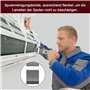 SURFOU Brosse de Nettoyage pour Condenseur, Lot de 2 Peignes en Acier Inoxydable et Plastique, pour Sèche-Linge à Pompe à Chaleu