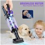 Brushless Aspirateur Voiture sans Fil Puissant 18000PA, Aspirateur a Main sans Fil Professionnel pour Voiture/Maison/Bureau/Anim
