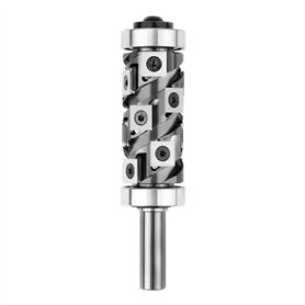 SpeTool Up&Down Fraise à Affleurer Compression Fraise a Copier 12mm de Diamètre de Tige 32mm de Longueur de Coupe a Affleurer Fr
