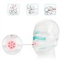 Homealexa 10pcs CPR Masque Keychain Kit d'urgence Sauvetage avec Bouteille à Sens Unique Barrière de Respiration pour Premiers S
