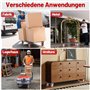 Lot de 4 Roulettes Pivotantes pour Meubles, Roulette Charge Lourde Avec Frein - 100 mm - 600 kg - Caoutchouc plein silencieux - 