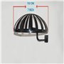 Lot de 4 supports muraux à suspendre pour perruques, perruques et chapeaux en plastique, maintiennent la forme de la perruque et