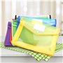 Pochette Plastique A4,6 Pcs Pochette Plastique Porte Documents A4 Grande Capacité,Pochette A Rabat Avec Bouton De Fermeture à Pr