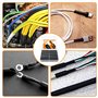 Lot de 100 Gaine Thermorétractable 90 mm, Kit de Tubes Thermorétractables 4:1 avec Adhésif, Gaine Thermorétractable Imperméable 