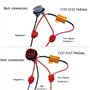 HUIQIAODS Résistance de charge 25W 6Ohm Canbus Fix Ampoule LED Tutn Signal lumineux Clignotant