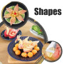 Stylebest Couteau à découper les fruits en acier inoxydable, coupeur à découper les fruits bricolage décoration de plateau outil