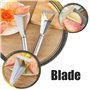 Stylebest Couteau à découper les fruits en acier inoxydable, coupeur à découper les fruits bricolage décoration de plateau outil