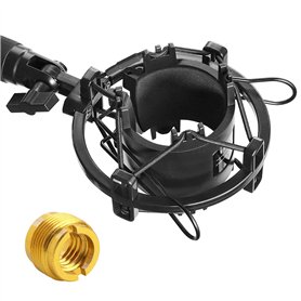 YOUSHARES AT2020 Suspension - Le Shock Mount réduit Le Bruit de Vibration et améliore la qualité d'enregistrement pour Audio Tec
