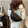 Sac banane en velours côtelé pour femme - Petit sac banane réglable - Avec 1 porte-carte - Convient pour les sports de plein air