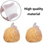 3 Pièces 5m Peche Carpe Accessoires avec Ciseaux PVA Larges Accessoires de Pêche à la Carpe Sacs de Filet Soluble dans l'eau PVA