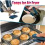 Pince Cuisine Accessoires Pince Cuisine Inox Pince Alimentaire Pince Silicone Multifonctions Anti Brûlure en Silicone Pince Isol