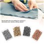Akozon épingles de Couture 800 pièces 4 Couleurs Épingles Droites pour Faire Bijoux, épingles Droites Pins pour Couture, Bijoux 