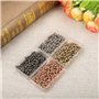 Akozon épingles de Couture 800 pièces 4 Couleurs Épingles Droites pour Faire Bijoux, épingles Droites Pins pour Couture, Bijoux 