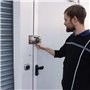 Cadenas en Acier Chromé Très Résistant avec Base en Acier de 73 mm