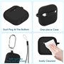 Coque Étui Compatible avec AirPods 4 Génération 2024, Coque de Protection Pochette avec Kit Nettoyage Mousqueton, Témoin LED Vis