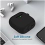 Coque Étui Compatible avec AirPods 4 Génération 2024, Coque de Protection Pochette avec Kit Nettoyage Mousqueton, Témoin LED Vis