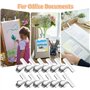 12 Pièces Pince Sachet Alimentaire, Fermeture Sachet Alimentaire 7,6 cm, Pince Sachet Acier Inoxydable Clips, pour Emballage Cui